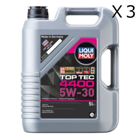 [해외]리퀴몰리 탑텍 4400 5w30 5L x 3통 liqui moly top tec