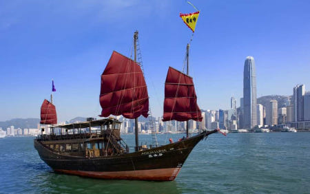 홍콩 아쿠아루나 딤섬 크루즈