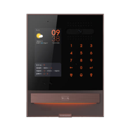 [삼성SDS]삼성 로비폰 공동현관기 SHT-5380FR 아파트 빌라 현관 카메라 블루투스 얼굴인식