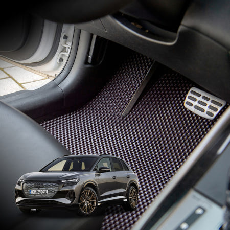 [바닥코리아][체인] 아우디 Q4 이트론 e-tron 고무매트 자동차 차량용 바닥 카매트