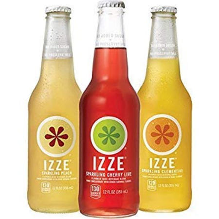 [해외]IZZE Sparkling Juice 이지 스파클링 주스 버라이어티팩 음료 탄산수 355ml 3종 12개입