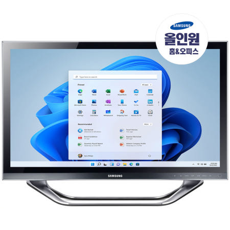 [중고][중고] 올인원 PC 삼성전자 시리즈5 DM700A3D 인텔 G645 SSD128G 4G 윈10 22인치 LED  무선 / 블루투스 / HDMI / 웹캠