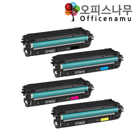 [오피스나무]HP호환 M553X 대용량 재생토너 100%호환칩 CF360X
