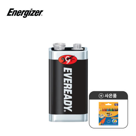 에너자이저 슈퍼헤비듀티 망간 SHD 9V 건전지 1입 X 8묶음 (총 8입)