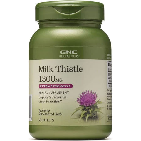[해외]GNC 밀크씨슬 1300mg 120정 실리마린 650mg