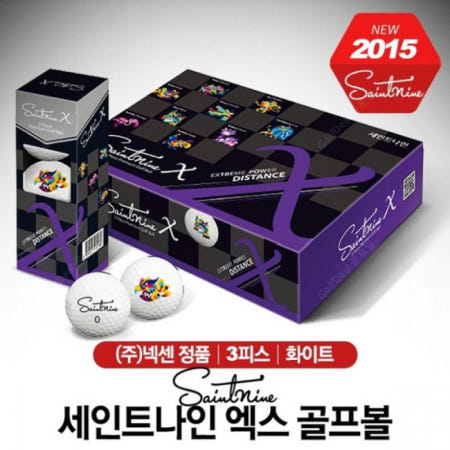 세인트나인 엑스 골프공 [비공인] [3피스/화이트]