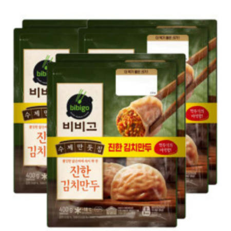 비비고 수제진한김치만두400g 6개