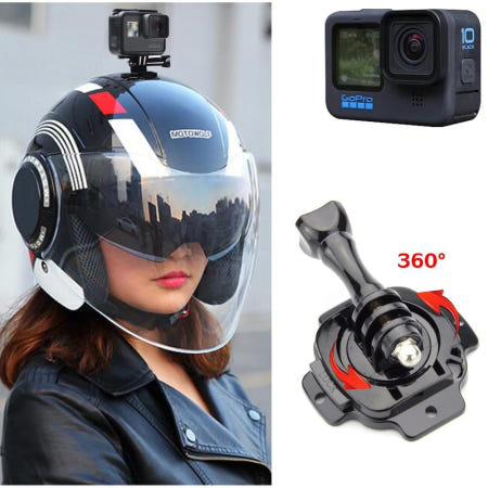 [TTMK](에픽스토어) 액션캠 360도 회전 헬멧 마운트 거치대 DJI 오즈모 SJ4000