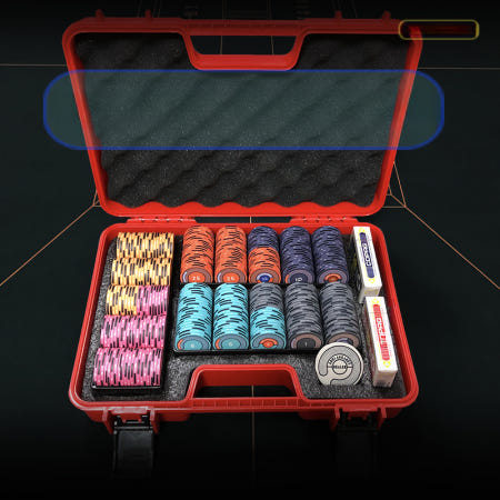 [해외]카지노칩 포커칩 홀덤칩 세트 고급형 세븐 바둑이 전문가용 집들이선물 타짜 게임