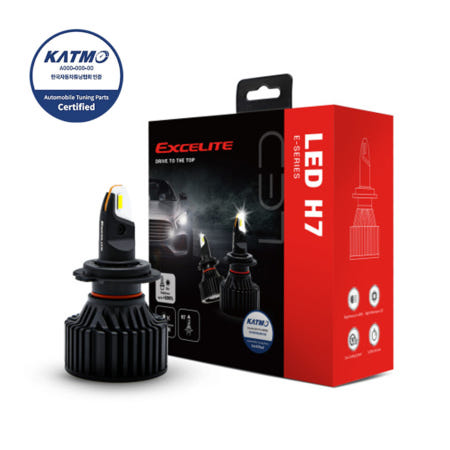 올뉴 쏘렌토 합법인증 LED 전조등 엑셀라이트 LED E-Series H7-A 리뉴얼
