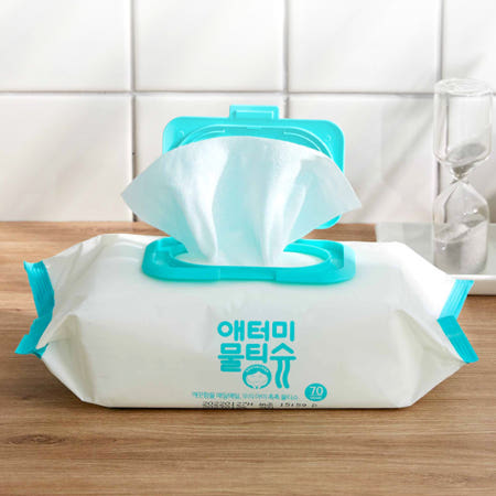 애터미 물티슈 프리미엄 대용량 아기 유아 도톰한 캡형 70매입 x 16팩