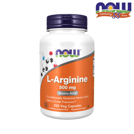 [해외]나우푸드 엘아르기닌 L아르기닌 500mg 250베지캡슐