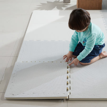 유아 층간소음 퍼즐매트 50x50x4cm, 바닐라아이보리, 4장