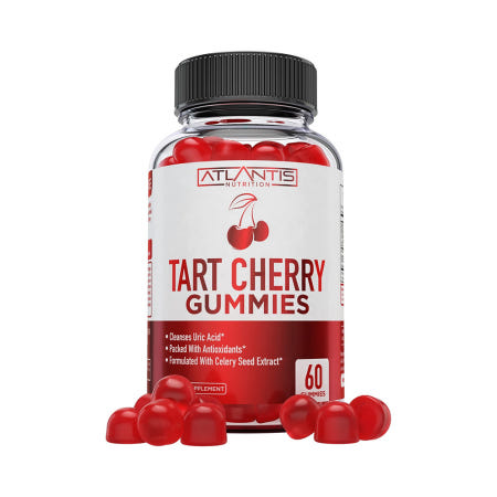 [Atlantis Nutrition][해외]아틀란티스 타트체리 요산 Uric Acid 배출 60구미젤리