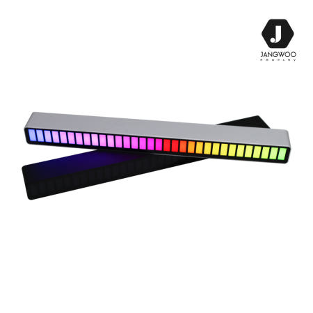 장우컴퍼니 JW-RGB LED RGB바 무선 RGB 그라데이션 LED 무드등 붙이는 화장대 조명 침실바 충전식