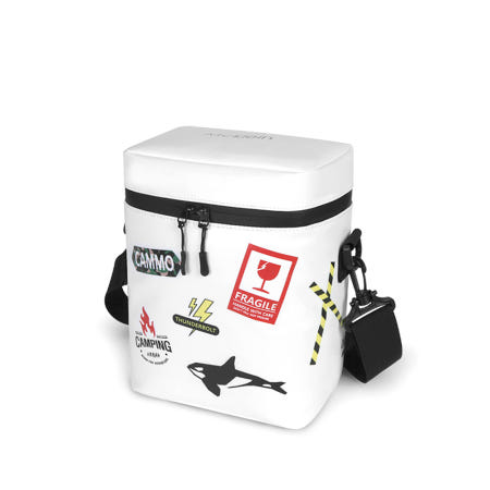 [에셈컴퍼니][블랑블랙] 멕클레인 아쿠아 패치 보온보냉 쿨러백 S (8.5L) 화이트KQ2110CPSWH