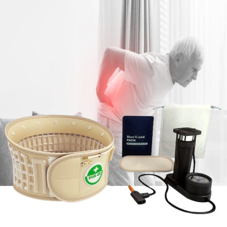 통증완화되는 허리 디스크 견인기 굽은등 교정기