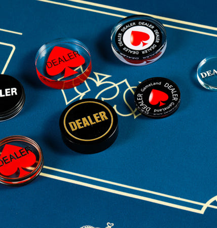 [해외]포커칩 마카오 카지노칩 원형 투명칩 홀덤 컬러칩