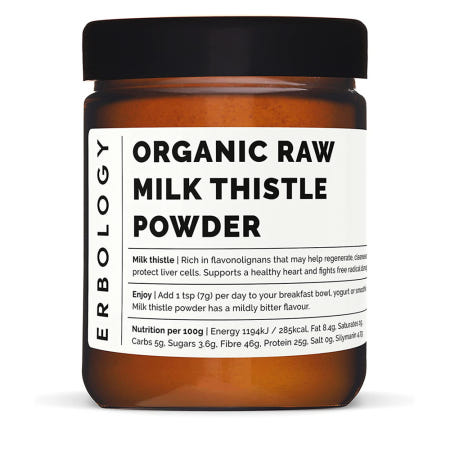 [해외]Erbology Milk Thistle Powder 에볼로지 밀크씨슬 분말 파우더 4.2oz(120g)