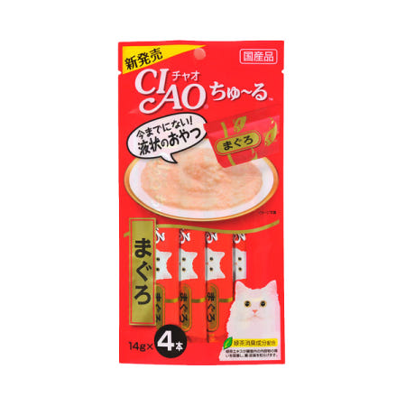 고양이가 좋아하는 이나바 챠오츄르 참치 sc-71 4p