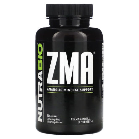 [해외]뉴트리 바이오 ZMA 아나볼릭 미네랄 서포트, 90베지캡슐