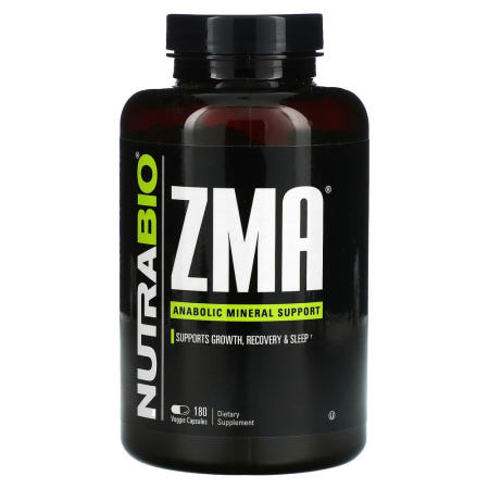 [해외]뉴트리 바이오 ZMA 아나볼릭 미네랄 서포트, 180베지캡슐