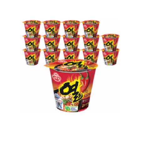 오뚜기 열라면 소컵 62G 15입