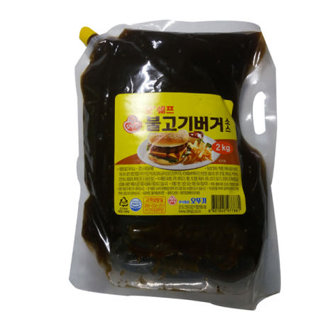 오뚜기 오쉐프 불고기버거소스 2kg