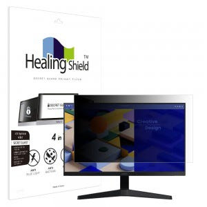 [폰트리]삼성 S27C310 보안필름 블루라이트차단 양면 정보보안기 고광택/저반사 양면보안기