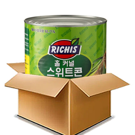 동서 리치스 홀 커널 스위트콘 (2950g x 6개) 옥수수 통조림
