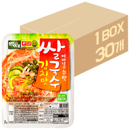 백제 쌀국수 김치맛 92g 30개