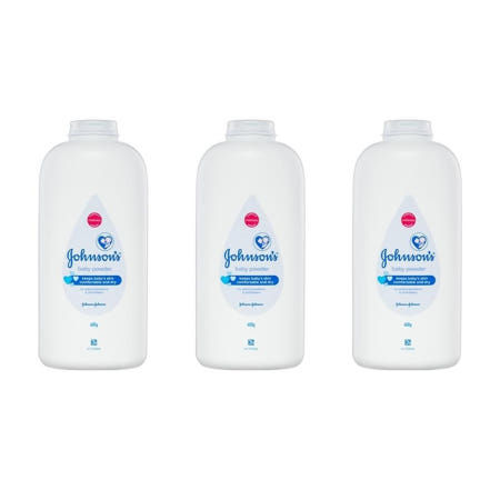 [해외]존슨즈 베이비 파우더 클래식 센티드 600g 3팩 콘스트래치 Johnson's Baby Pure Cornstarch Powder 600g