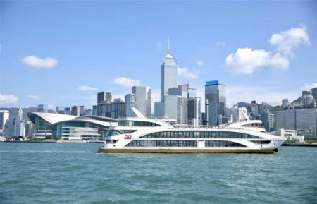 홍콩 오리엔탈 펄 하버 크루즈 (선상 스낵 & 음료 포함)