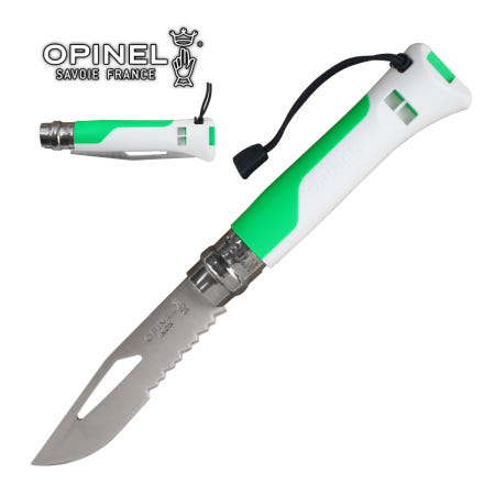 오피넬 프랑스 정식수입업체 아웃도어 8 플루오 그린 캠핑칼 폴딩나이프 접이식 주방용