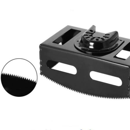 [해외]범용 보물 사각 슬롯 커터 정션 박스 벽 패널, 알루미늄 플라스틱 석고 구멍 절단 톱날 HSS, 1 개