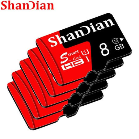 [해외]SHANDIAN-미니 SD 카드 4GB 클래스 6 실제 용량 메모리 고속 스마트 TF 무료 배송