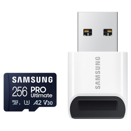 삼성전자 마이크로 SD카드 Pro Ultimate 256GB 블랙박스 CCTV 외장메모리 카드리더기포함