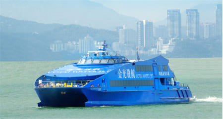 마카오 코타이 워터젯 오픈 페리 편도 티켓 (홍콩 OBS 셩완 티켓 수령)