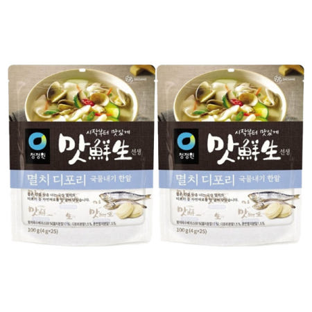 청정원 맛선생 멸치 국물내기 한알 100g x 2개