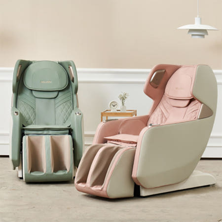 웰모아 4개 마사지볼 조그다이얼 리모컨 음성 안내 기능 미니 안마의자 HCW-5500