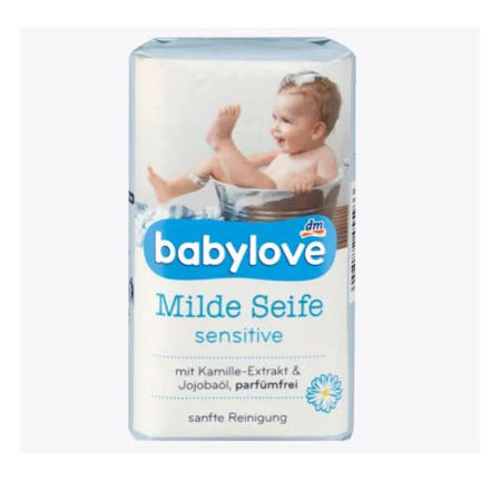 [해외]babylove mildly sensitive Bar of soap 베이비러브 미들리 센시티브 비누 100g 9팩