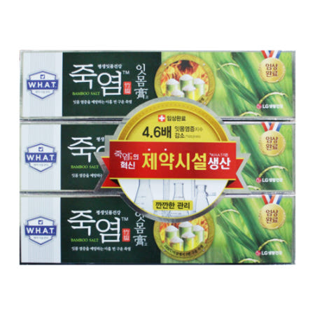 죽염치약 죽염잇몸고 불소치약 120g 3입