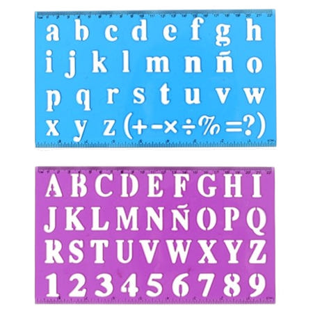 [다모아트리협력사OEM]도형자 숫자 알바벳 멀티모형자 모형자