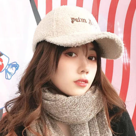 [스타일 협력업체]여성겨울모자 뽀글이 볼캡 겨울골프모자
