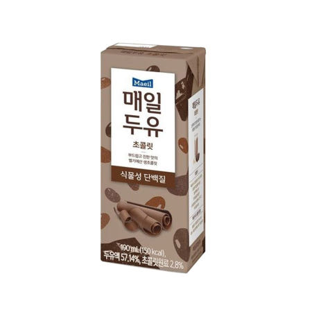 매일 두유 초콜릿 190ml 48개