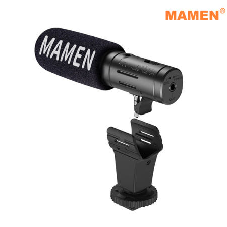 [MAMEN 공식수입사] MIC-07 PRO 실시간 모니터링이 가능한 카메라용 마이크