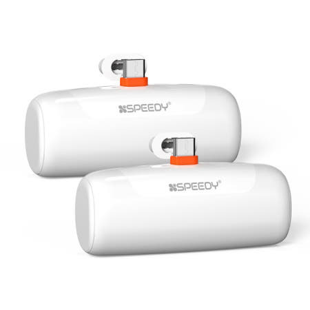 스피디 PD20W 도킹형 갤럭시 C타입 일체형 고속 충전 보조배터리 5000mAh 1+1