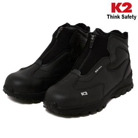 K2 방한화 K2-51N 기모 퍼안감 보온성 혹한기 야외작업 천연가죽 방수 방한안전화