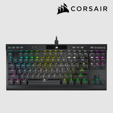 커세어 정품 유선 기계식 게이밍 키보드 K70 RGB TKL 텐키레스 저소음 적축 한글판