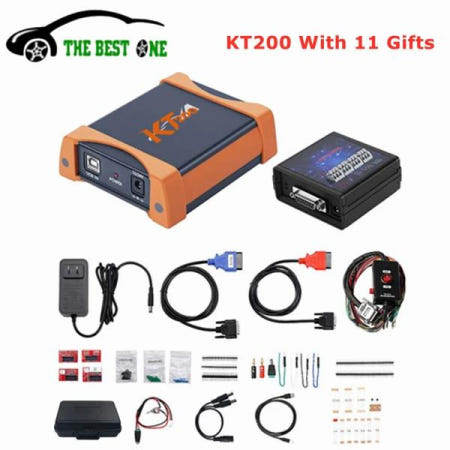 [해외]온라인 업데이트 KT200 TCU 프로그래머 전체 유지 보수 읽기 자동차 트럭 모터 트랙터 칩 튜닝 도구 무료 배송